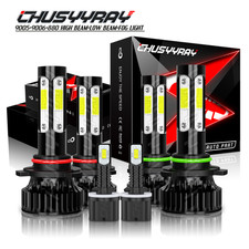 For Chevy Tahoe 2000-2006 LED Headlight High Low Beam Fog Light Bulbs Combo