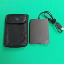 IBM USB External Floppy Disk Drive with Case Portable 3.5 Inch Floppy Tested