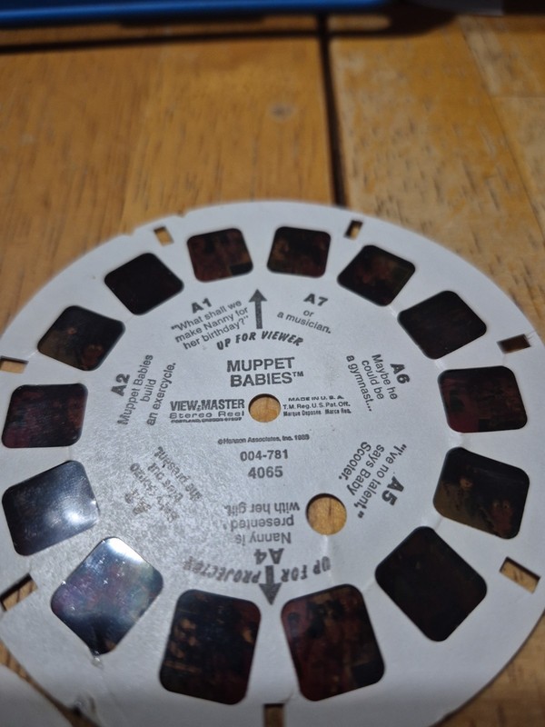 VTG View Master Muppet  Babies reel a, b, c