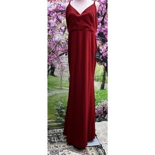 NWT Lulus Moments Of Bliss V-Neck Long Gown Maxi Sleeveless Dress Sz XL Mermaid