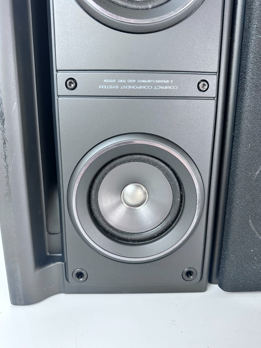 JVC SP-MX77MTN SPEAKER PAIR Full Range & Port Woofer 35W/45W
