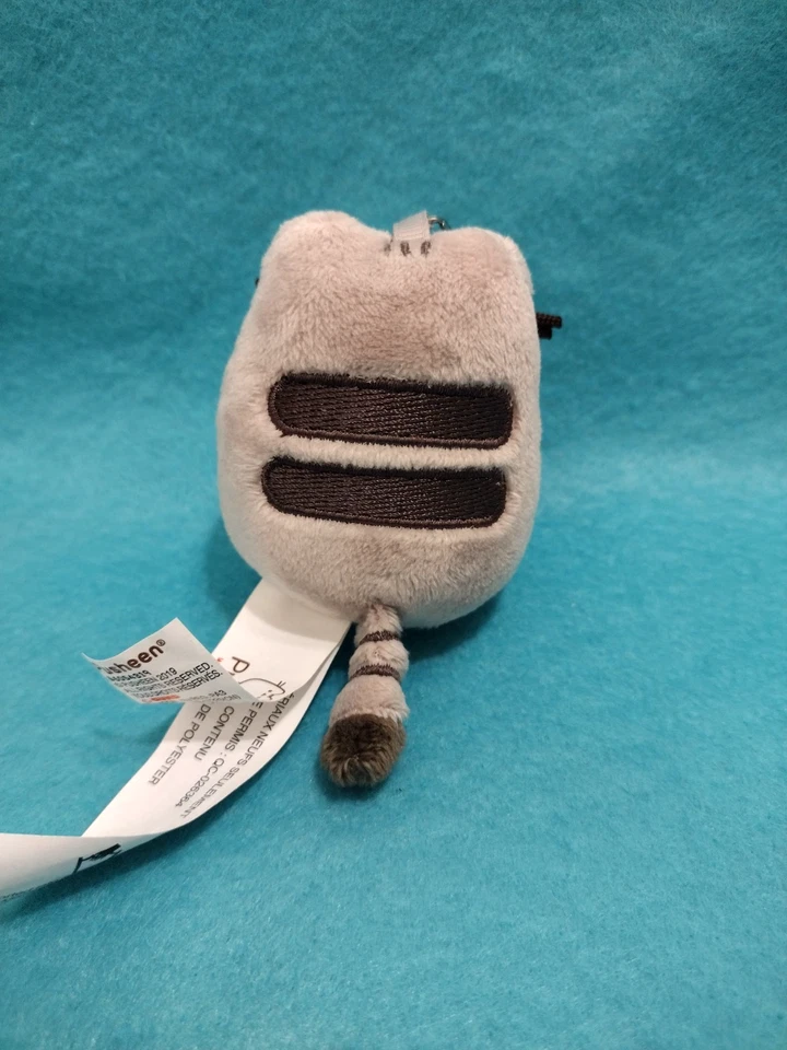 GUND Pusheen Lazy Summer With Drink Mini Plush Series 10 Keychain 2019  - Image 4 of 4