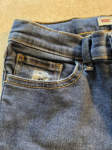 LEVI STRAUSS 710 SUPER SKINNY Girls Denim JEANS Sz 7/8 - Picture 6 of 6