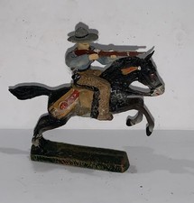 Elastolin / Western Cowboy and Horse Shooting