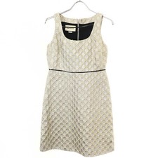 Gucci GG Lamé Sleeveless Dress Silver 38 ITWVF5PTZZ5K