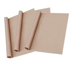 3 Pack Teflon Sheet For Heat Press, 12" x 16" Transfer Medium, Brown