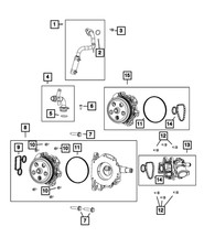 Genuine Mopar Water Pump 68548612AC