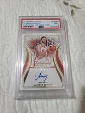 2022 Immaculate Alperen Sengun Sophisticated Signature Psa 9 Auto 41/99