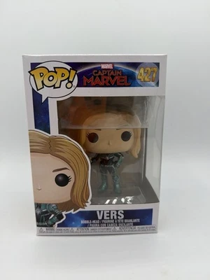 Funko Pop Marvel Vers 427 Captain Marvel Figurine Boite - Photo 1/4