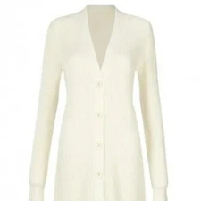 CABI Book Club Cardigan Ivory Sz Large #4099 EUC