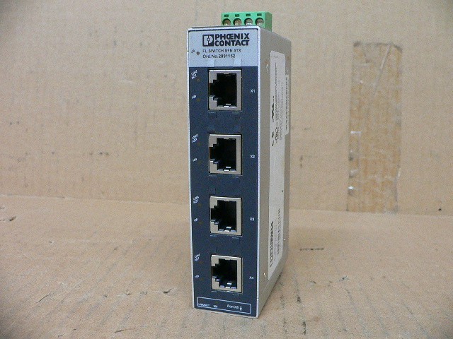 Phoenix Contact Fl Switch Sfn-5Tx 2891152 5 Port Fl Switch Sfn 5Tx 24Vdc 157Ma