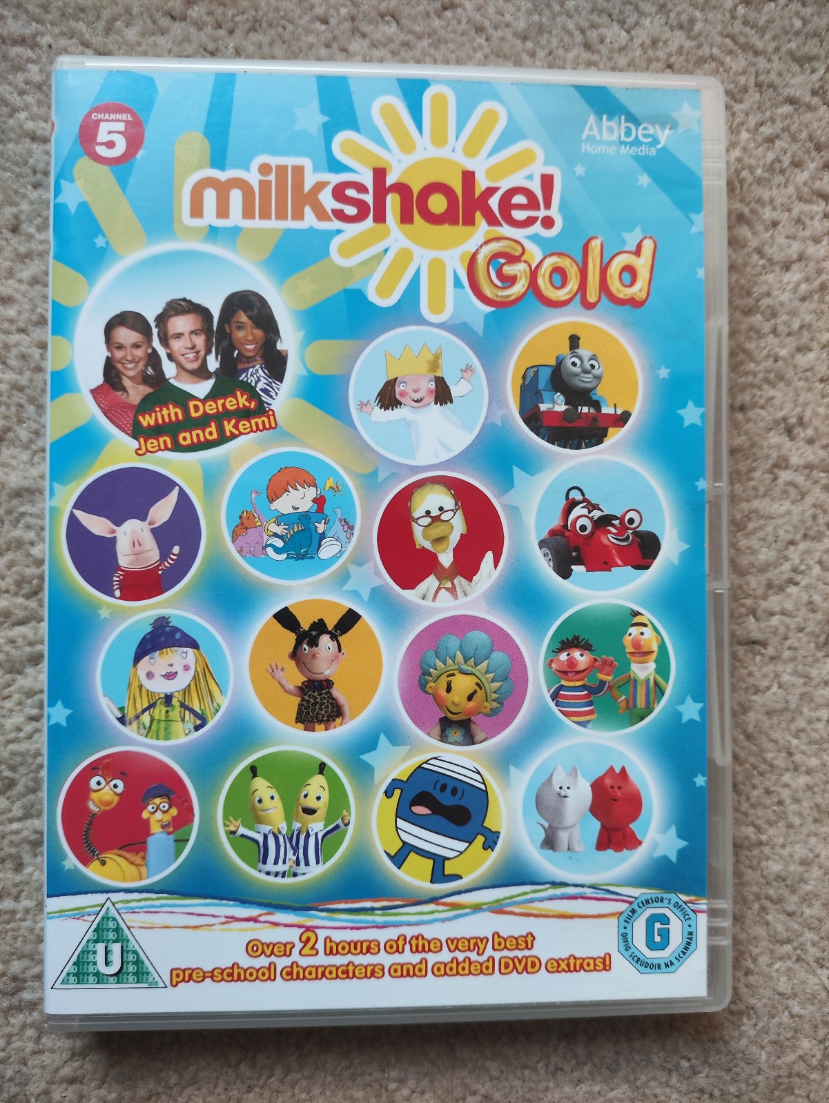Milkshake! Gold ~ Channel 5 Kids TV Compilation DVD (2011) - UK Region 2 RARE