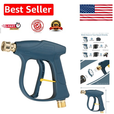 #ad Durable 3000 PSI High Pressure Spray Gun with 1 4 Inch Quick Connector amp; Nozzles $29.99