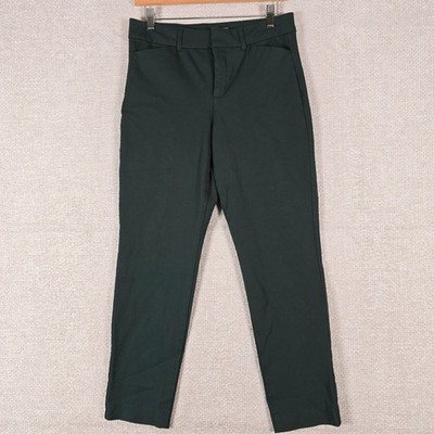Old Navy High-Rise Pixie Pants Womens 8 Forest Green Secret Smooth Ankle Chino