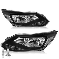 Driveforge For 2012-2014 Ford Focus Oe Style Black Clear 2pcs Wbulbs Headlights Driveforge For 2012-2014 Ford Focus Oe Style Black Clear 2pcs Wbulbs Headlights