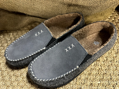 ACORN CRAFTED MOC SLIPPERS MEN LARGE NEW