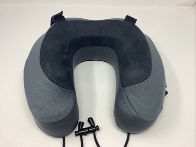 Cabeau Evolution S3 Travel Neck Pillow Gray Memory Foam Neck Clasp (See Desc.)