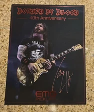 Gary Holt Exodus Signed Foil Litho EMG Pickups Exclusive 300 Copies