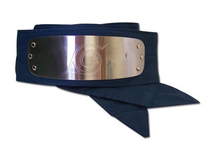 Cosplay Headband - Naruto Shippuden Leaf Konoha Village Logo Costume Band NEW