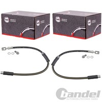 2X A.B.S. BremsschlÄUche Vorne Passend FüR Audi A3 TT VW NEW