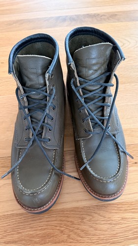 Red Wing Boots 8828- Green Moc-Toe