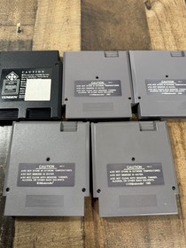 NES Lot of 5 Games: Gauntlet, Defender Crown, Ice Hockey, Top Player Tennis ....