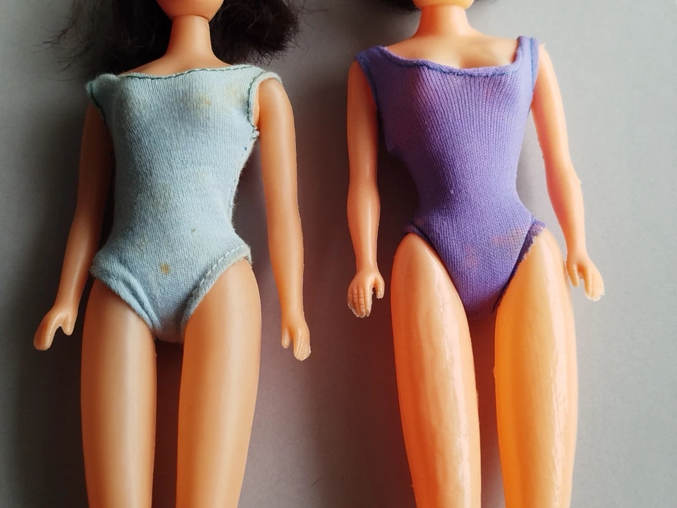 Lot de 2 poupées mannequins vintage, type Barbie, années 70 - Photo 3/4
