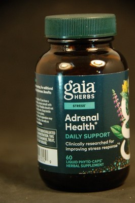 Gaia Herbs Adrenal Daily Support 60 Liquid Phyto-Caps