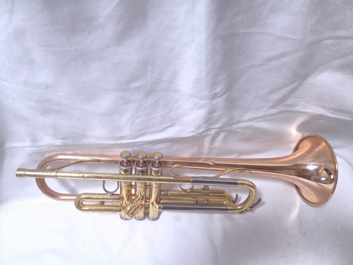 YAMAHA YTR-333 Trumpet Intermediate Model Gold Brass Japan Tested