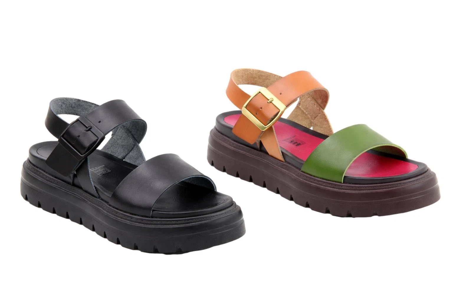 Heavenly Feet Indigo Women's Faux Leather Vegan Sandals Chunky Sole Buckle Strap
Opens in a new wind