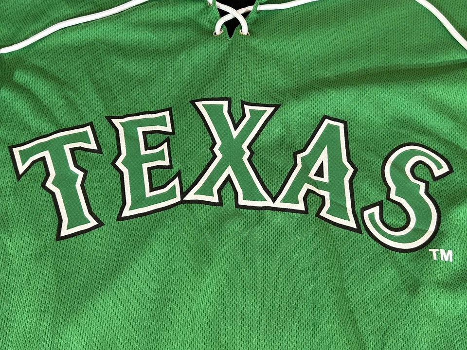 Camiseta Dallas Stars Para Hombres XL Verde Texas 23 José Treviño NHL Hockey SGA Camisa Foto 2 de 4