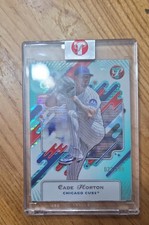 2025 Topps Pristine - Cade Horton #107 Aqua Refractor /199 (RC)