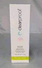 NOS Mary Kay Clear Proof Deep Cleansing Charcoal Mask 4 oz Full Size 094148