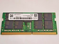 Virtium 32GB DDR4-3200 SDRAM ECC UNBUFFERED SODIMM 260-PIN Server Workstation