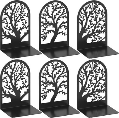 Book Ends, Bookends, Tree Book Ends for Shelves, Modern Book Ends