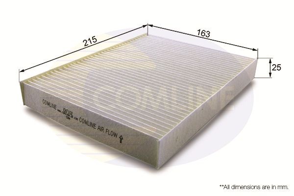 Cabin Air Filter Fits Fiat Doblo Idea Punto Lancia Musa UAZ COMLINE EKF102