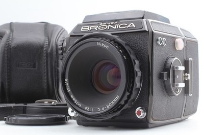 [LENS MINT] Zenza Bronica EC Black 6x6 Film Camera PC 75mm f/2.8 Lens from Japan