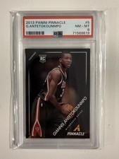2013 Panini Pinnacle Basketball Giannis Antetokounmpo Rookie Card PSA 8. rookie card picture