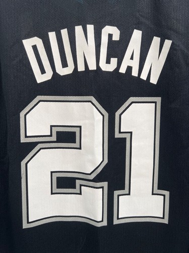 San Antonio Spurs Jersey #21 Tim Duncan NBA Reebok Size XL Men's - Picture 3 of 6
