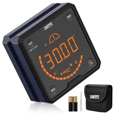 Huepar Pro Digital Angle Gauge Angle Finder Level with V-Groove Magnetic Base...