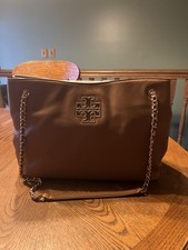 "NEW" With tags Tory Burch Britten Triple Compartment Tote
