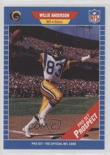 1989 Pro Set Willie Flipper Anderson #545 0wk9