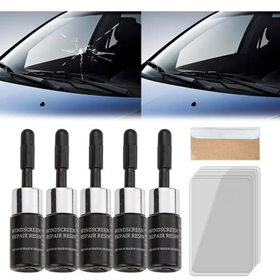5-Piece Nano Fluid Kit for Windshield Crack Repair