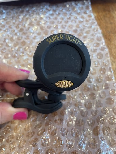 Snark Super Tight All Instrument Tuner Clip On Black Digital EUC - 4 available!
