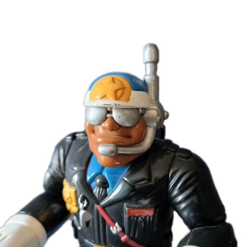 Figura de acción Fisher Price Rescue Heroes Jake Justice 1998 bicicleta de policía de colección Foto 4 de 4