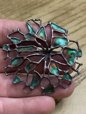 Karl Jorgen Otteren for David Andersen Norway Sterling Silver Brooch or Pendant 