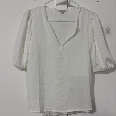 Nice & Chic Ladies XS Blouse Boho New Balloon Sleeves