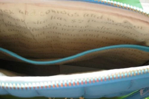 kate spade iPad tablet Bag 2 3 case shoulder strap leather bryce turquoise Blue - Image 2 of 3