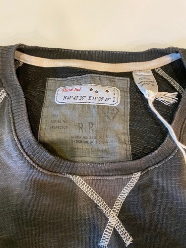 DIESEL SICAK CAMOUFLAGE SWEATER SIZE L 100% AUTHENTIC $298 - Picture 2 of 6