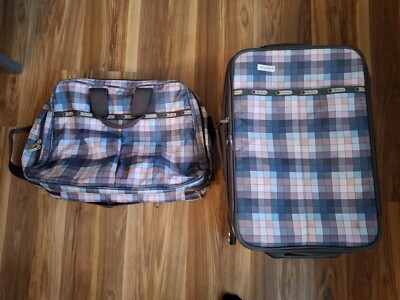 LeSportSac Rolling Suitcase Luggage & Weekender Duffle Bag Retired